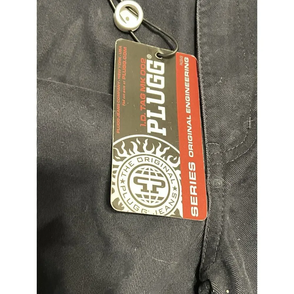 Plugg Navy Blue Cargo Pants 100% Cotton Youth Sz 8 NWT CPS19337 - Picture 4 of 9